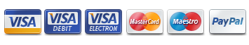 We now accept PayPal and Mastercard, Maestro and Visa